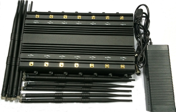 Dispositivo celular 30-35W do construtor do jammer do sinal de Lojack de 14 faixas para o centro de conferências