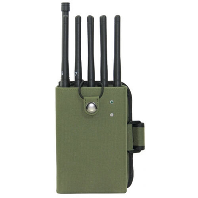 Construtor celular Handheld de Lojack do VHF da frequência ultraelevada do jammer do sinal de 8 faixas 3-5M Range