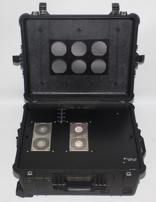 8 proteção portátil do VIP do poder do aparelho de interferência 400w do jammer do sinal da bomba da frequência ultraelevada do VHF das faixas