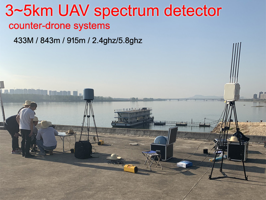 sistema de detecção do zangão do espectro de 3~5kM 5° RMS IP65 3s